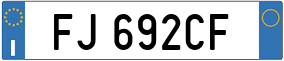 Truck License Plate
